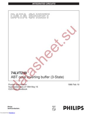 74LVT240D,112 datasheet  