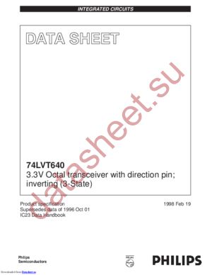 74LVT640D,112 datasheet  