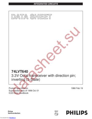 74LVT640PW,112 datasheet  