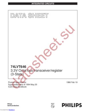 74LVT646PW,112 datasheet  
