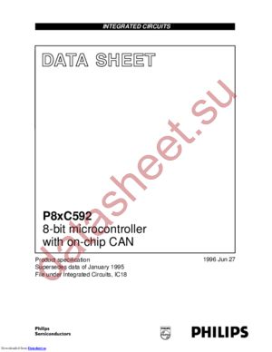 P8xC592 datasheet  