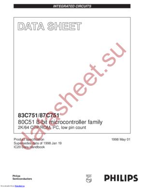 S83C751-1DB datasheet  