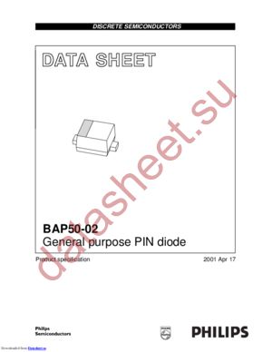 BAP50-02T/R datasheet  