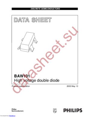 BAW101 datasheet  