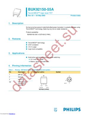 buk92150 datasheet  