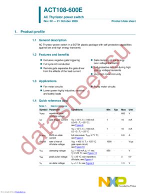 ACT108-600E datasheet  