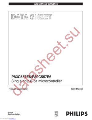 P8XC557E6 datasheet  