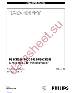 P89CE558EFB datasheet  