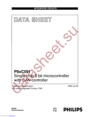 P8XC591 datasheet  