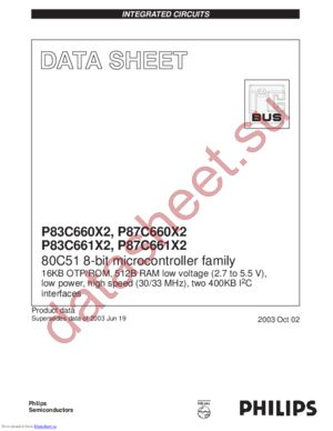 P8XC660X2_8XC661X2 datasheet  