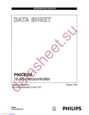 P90CE201 datasheet  