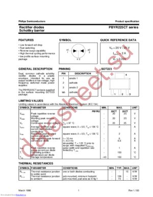 PBYR225CT datasheet  