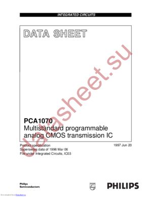 PCA1070 datasheet  