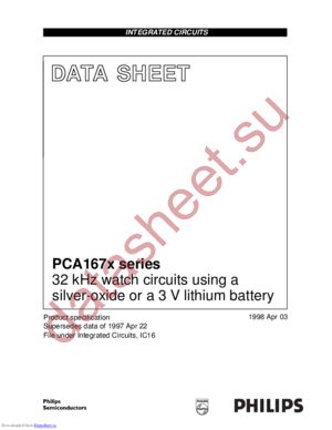 PCA1673U datasheet  