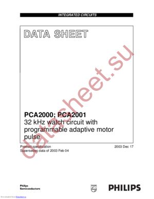 PCA2000 datasheet  