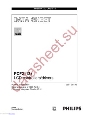 PCF2113DU-F4 datasheet  