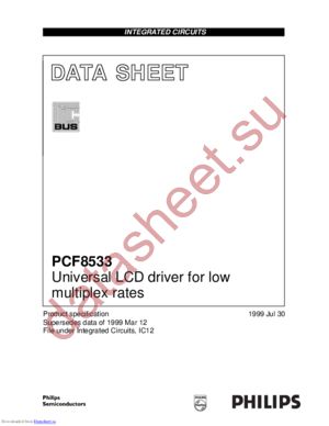 PCF8534AH-1 datasheet  