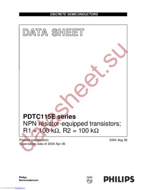 PDTC124TE,115 datasheet  