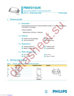 PMWD30UN datasheet  