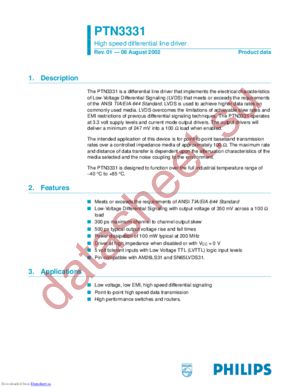 PTN3331DH,118 datasheet  