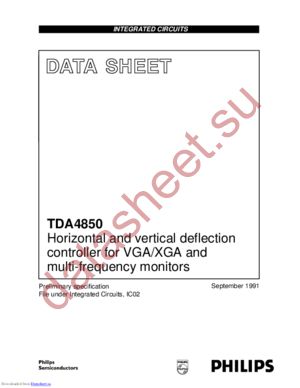 TDA4850/V2 datasheet  