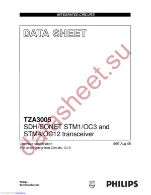 TZA3005 datasheet  