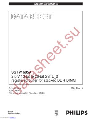 SSTV16859DGG,118 datasheet  