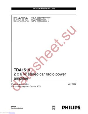 TDA1519-N2 datasheet  