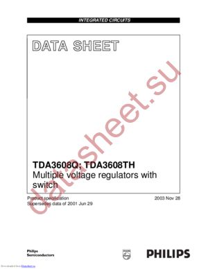 TDA3608TH/N3C,518 datasheet  