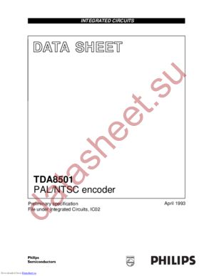 TDA8501/N1 datasheet  