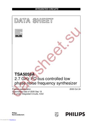 TSA5059ATSC1 datasheet  
