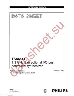 TSA5512TC3 datasheet  