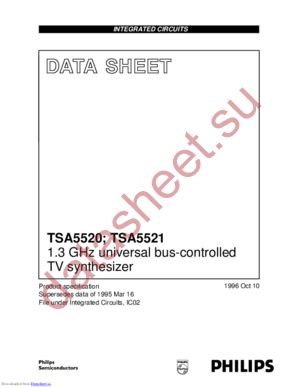 TSA5521M/C3/R1 datasheet  