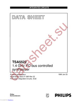 TSA5522T/C1 datasheet  