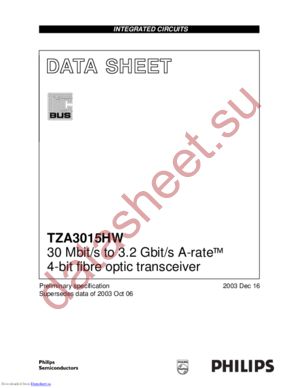 TZA3015HW-N1 datasheet  