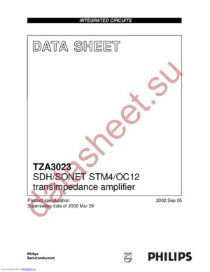 TZA3023T/C1 datasheet  