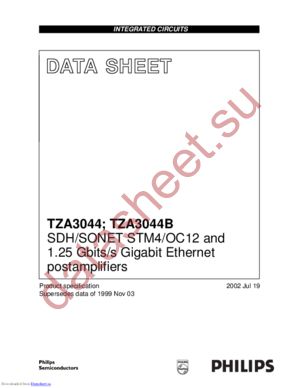 TZA3044U/T/C2 datasheet  