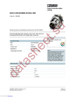 1694334 datasheet  