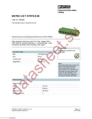 1809271 datasheet  