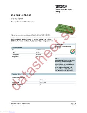 1809695 datasheet  