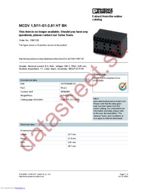 1961122 datasheet  