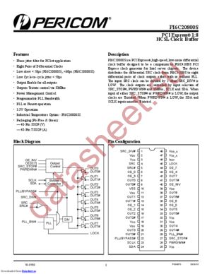 PI6C20800SIAEX datasheet  