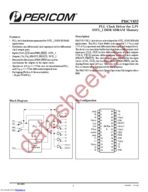 PI6CV855L datasheet  