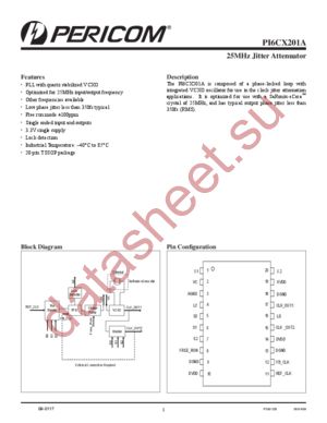 PI6CX201ALE datasheet  