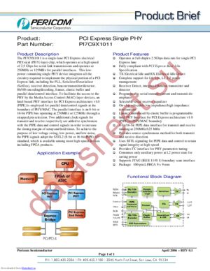 pi7c9x1011 datasheet  