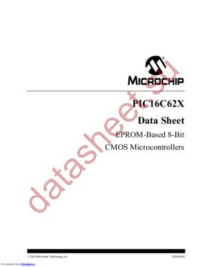 PIC16C620A-20 datasheet  