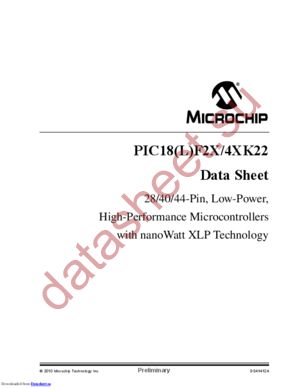 PIC18F46K22PIC18LF23K22-I-SO datasheet  