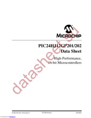 PIC24HJ12GP202-I/SS datasheet  