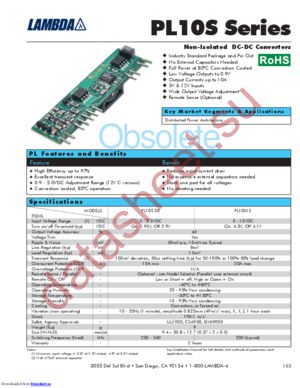 PL10S-05-2V5-T datasheet  