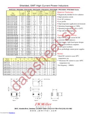 PM12651S-4R7M datasheet  
